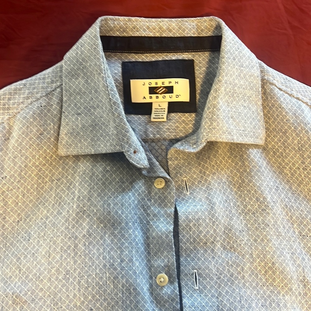 Like new blue casual polo shirt